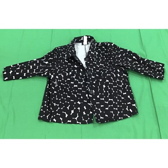 Womans Studio 1940 Polka Dot Light Weight Blazer Jacket  Size 20 w - Picture 3 of 3